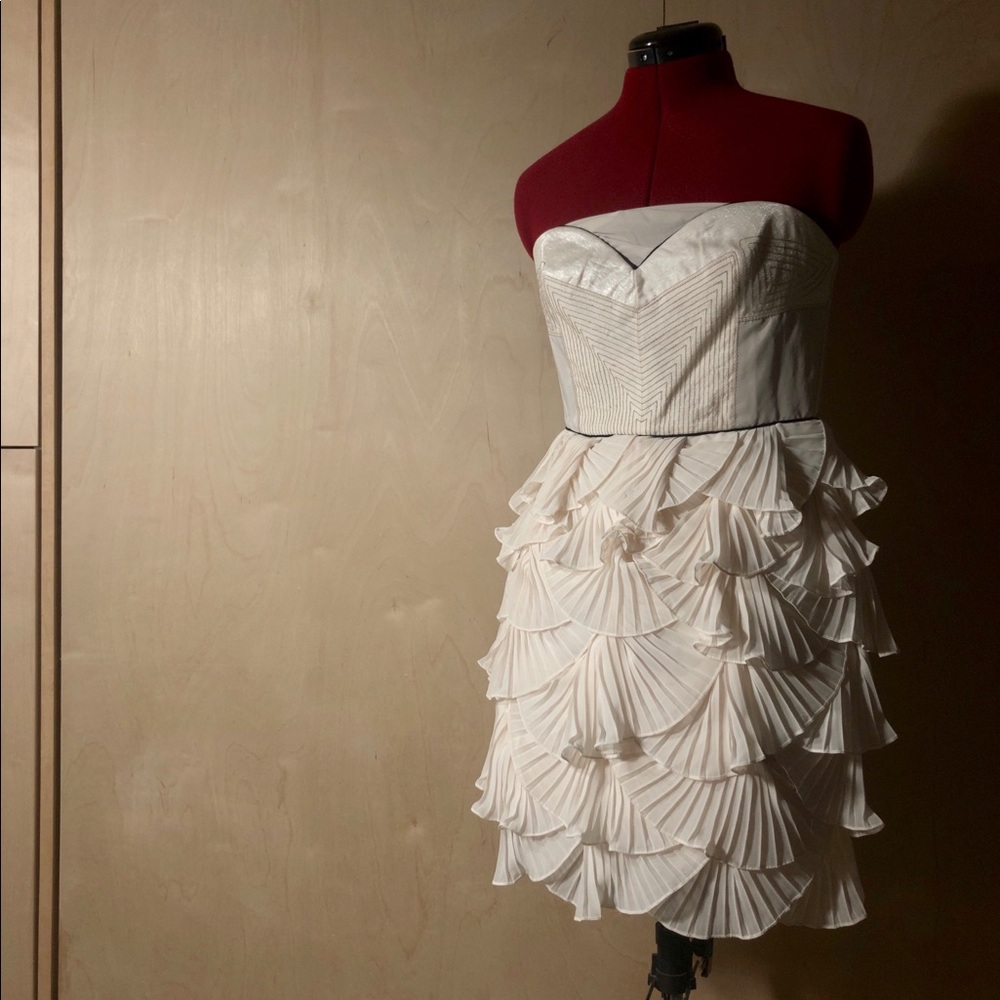 Strapless BCBG dress